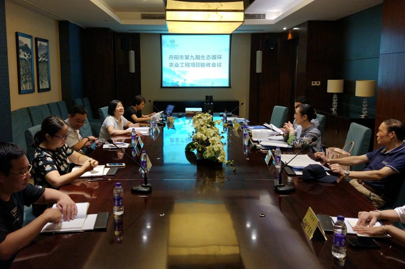 省农村产业指导中心现场验收丹阳市第九期太湖面源污染治理项目