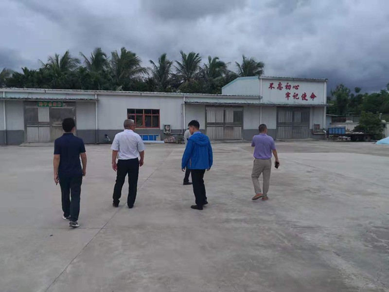 中心课题组赴省南繁南鉴站基地提升工程现场调研